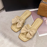Women Slippers Summer Sandals Casual Flat Shoes Female Bowknot Casual Summer Shoes for Women Flip Flop Flats Chaussure