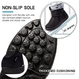 Winter Warm Rabbit Fur Snow Boots for Women Waterproof Non Slip Winter Boots Women Plus Size Thick Plush Ankle Botas