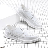 Breakj Small Leather Shoes Men's Business Dress Casual Thick Korean Version Versatile Classic Rock Tide Shoes