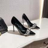 High Heels Women's Stiletto Heels 2022 Summer New Pointed Toe All-match Back Empty Sandals