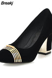 Dropship Big Size 33-50 Fashion Slip On Women Pumps Shoes High Heels Sexy Party Wedding Pumps Office Lady Woman