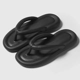 Colors Summer Beach Flip Flops for Women 2023 New Soft Bottom Platform Slippers Woman Comfy Non Slip Flat Slide