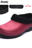 New Hotel Kitchen Clogs Non-slip Waterproof Oil-proof Work Shoes Breathable Resistant Kitchen Cook Chef Shoes Plus