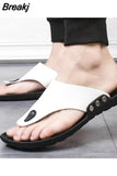 for Men 2023 Summer Flip Flops Casual Slippers Outdoor Beach Fashion Comfortable Shower Sandals Indoor Men Shoes