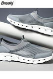 Walking Shoes for Men Ultralight Multi-functional Beach Wading Shoes Outdoor Mesh Breathable Hollow Lovers