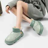 Thick Plush Keep Warm Winter Boots for Women 2023 Non-Slip Waterproof Snow Boots Woman Thick Bottom Warm Cotton Padded