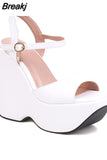 Brand New 2023 Spring Summer Platform Wedges Sandals Chunky High Heel Fashion Woman Shoes Sandals Walking