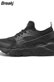 Shoes for Men Sneakers Outdoor Casual Running Shoes Women Sport Light Breathable Black Flat Shoes Man Plus Size