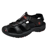 Men Shoes 2023 Genuine Leather Men Sandals Outdoor Male Beach Slippers Man Sandals Plus Size