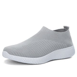 Women Vulcanized Shoes High Quality Women Sneakers Slip On Flats Shoes Women Loafers Plus Size 43 Walking