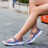 Sandals Women Handmade Casual Flat Shoes Outdoor Lightweight Casual Sports Hiking Shoes Large Size Zapatos De