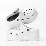 2024 Chunky Platform Clogs Sandals for Women Summer Outdoor Non Slip Beach Slippers Woman Eva Thick Bottom
