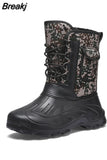 Sports Men Boots 2023 Spring Waterproof Shoes for Men Light Rain Boots Fishing Boots Winter Snow Boots New Work
