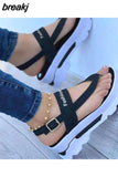 Women Sandals 2023 New Platform Sandals For Summer Wedges Shoes Women Platform Heels Sandalias Mujer Luxury Summer Flip