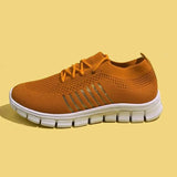 Women Sneaker Round Head Mesh Women Flat Shoes Breathable Trainer Walking Platform Buttom Casual Sneaker Lace Up Tenis