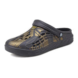 Summer Beach Slippers Men Sandals Outdoor Soft Bottom Hollow Garden Clogs Shoes Men Clogs Sandals De Hombre Big Size