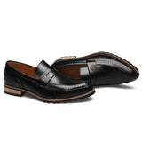 Men Shoes Leather Men's Dress Shoes Luxury Mens Business Oxfords Formals Shoes Classic Gentleman Shoes for