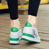 Platform Sneakers Breathable Women Shoes Slip on Women Shoes Casual Height Increasing