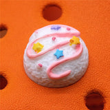 Arrival 1Pcs Multiple Colour Ice Cream Cake Resin Shoe Accessories Shoe Charms Decoration fit Croc Jibz Wristbands Kids