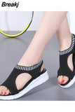 women's shoes 2023 hot sale Rome Women's Sandals Summer Platform Sandal Shoes Casual Wedges Beach Sandals Women Zapatos