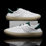 Summer Sneakers Men Casual Shoes Breathable Ice Silk Men Shoes Walking Flat Footwear Soft Bottom White