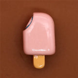 Single Sale Cute Mini Shoe Charm Accessories Simulation Chocolate ice cream Shoe Decoration fit croc jibz Kid's X-mas