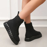 Women Boots 2023 Fashion Chunky Boots Platform Boots White Shoes For Women Autumn Winter Boots High Heels Botas