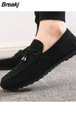 Loafers for Men Soft Driving Moccasins High Quality Flats Male Walking Shoes Suede Casual Loafers Summer Men's