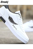 sports and leisure board shoes, low top and shallow mouth, casual small white shoes, lace up, men's fashion sports