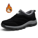 Men Winter Shoes Quality Moutain Sneakers Slip-on Male Rubber Bottom Sneaker Winter Warm Anti-skid Footwear Size