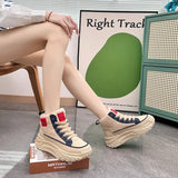 Women Winter Shoes Short Plush Platform Sneakers Vulcanize Lace-up Women Keep Warm Snow Botines Female 2023 Luxury Botas