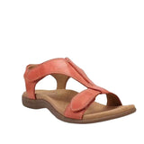 Breakj New 43 Plus Size Thick Platform Heel Shoes Velcro Buckle Sandal