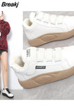 Women Platform Snow Boots Oxford Sneakers Vulcanized Designer Flats Warm Plush Cotton Classic Casual Ladies Shoes