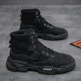 Casual High Top Shoes for Men 2023 Winter Desert Boots Outdoor Hiking Boots Ankle Boots Comfort Sports Buty Robocze