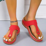 Summer Beach Flip-Flops Casual Bright Diamond Shiny Cork Slippers Ladies Open Toe Sandals Ladies Slippers Plus Size