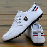 Fashion Leather Shoes for Men Casual Loafers Moccasins High Quality Shoes Male Lightweight Driving Footwear 2023
