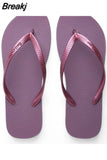 Women Flip Flops Flat Summer Shoe 2023 Outdoor Fashion Bling Women's Shoes Beach Slippers Comfortable Sandals Female Flipflop