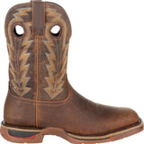 Men Boots Autumn Winter Men's Short Boots Embroidered Low Heel Square Headed Short Boots Men's