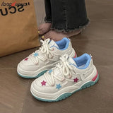 pink Platform Sneakers Women Running Sports Shoes Woman Designer Chunky Sneakers Casual Pu Leather Vulcanized Shoes