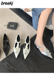 Tassel Flats Shoes Women Pointed Toe Mary Jane Shoes British Style Oxford Female Ballet Casual Loafers Ankle Strap