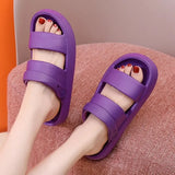 2023 Summer Cloud Slide Slipper Women Indoor Home Non Slip Eva Sandals Woman Soft Sole High Platform Slippers