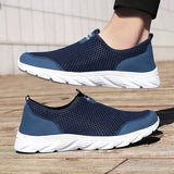 New Summer Men's Shoes Outdoor Casual Sneakers Lightweight Breathable Mens Loafers Slip-on New Men Shoes Zapatos
