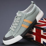 Breakj Autumn New Men's Shoes Korean Fashion Casual Men's Canvas Shoes Comfortable Flat Shoes Men's Shoes