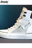 Women's Sneakers New Spring Canvas Lace-Up Vulcanized Shoes Summer Breathable White Casual Women