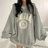 Hoodies Women 2023 New Autumn Winter Fashion Casual Warm Oversized Hooded Pullover Loose Jacket