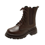 Breakj Martin Boots Female 2023 Spring Autumn Fashion Handsome Belt In The British Ankle Boots Spot Direct