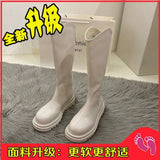 Legs Mm But Knee Boots Women's 2023 New Thick Soles Show Thin Legs Long And Tall Knight