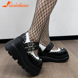 Wedges Mary Janes For Women Pumps 2023 Spring Summer Brand New Gothic Style Comfy Women Office Lady Shoes Big Size