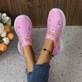 Women Shoes 2024 Trend Comfort Breathable Casual Women Sneakers Fashion Rhinestone Flat Shoes for Women Plus Size