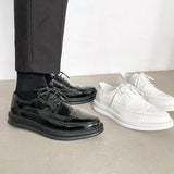 Breakj Small Leather Shoes Men's Business Dress Casual Thick Korean Version Versatile Classic Rock Tide Shoes